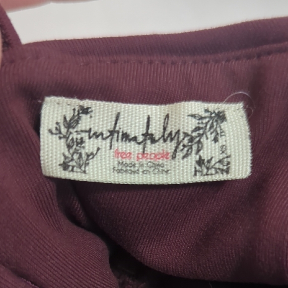 Free People Probably Should Bodycon Dress, Color Brown/Purple Size XS-TP - Picture 2 of 13